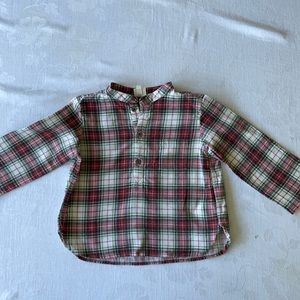 **SOLD BONTON Paris, plaid tunic sz 2
